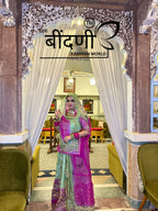 Mehreen Glimmer - Organza Suit with Hamrai Odhna