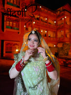 Mehreen Mystique : Net Poshak with Net Odhna