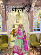 Mehreen Glimmer - Organza Suit with Hamrai Odhna