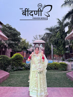 Mehreen Mystique : Net Poshak with Net Odhna