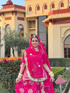 Gulnaar - Upada Fabric Suit with Hamrahi Odhna