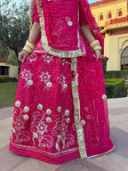Gulnaar - Upada Fabric Suit with Hamrahi Odhna