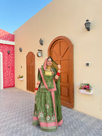 Celestia Luminous - Shimmer Suit With Hamrahi Odhna