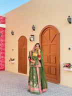 Celestia Luminous - Shimmer Suit With Hamrahi Odhna