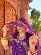 Bindani Merlot Mystique: A Velvet Poshak for the Discerning Soul