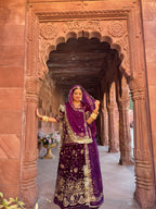 Bindani Merlot Mystique: A Velvet Poshak for the Discerning Soul