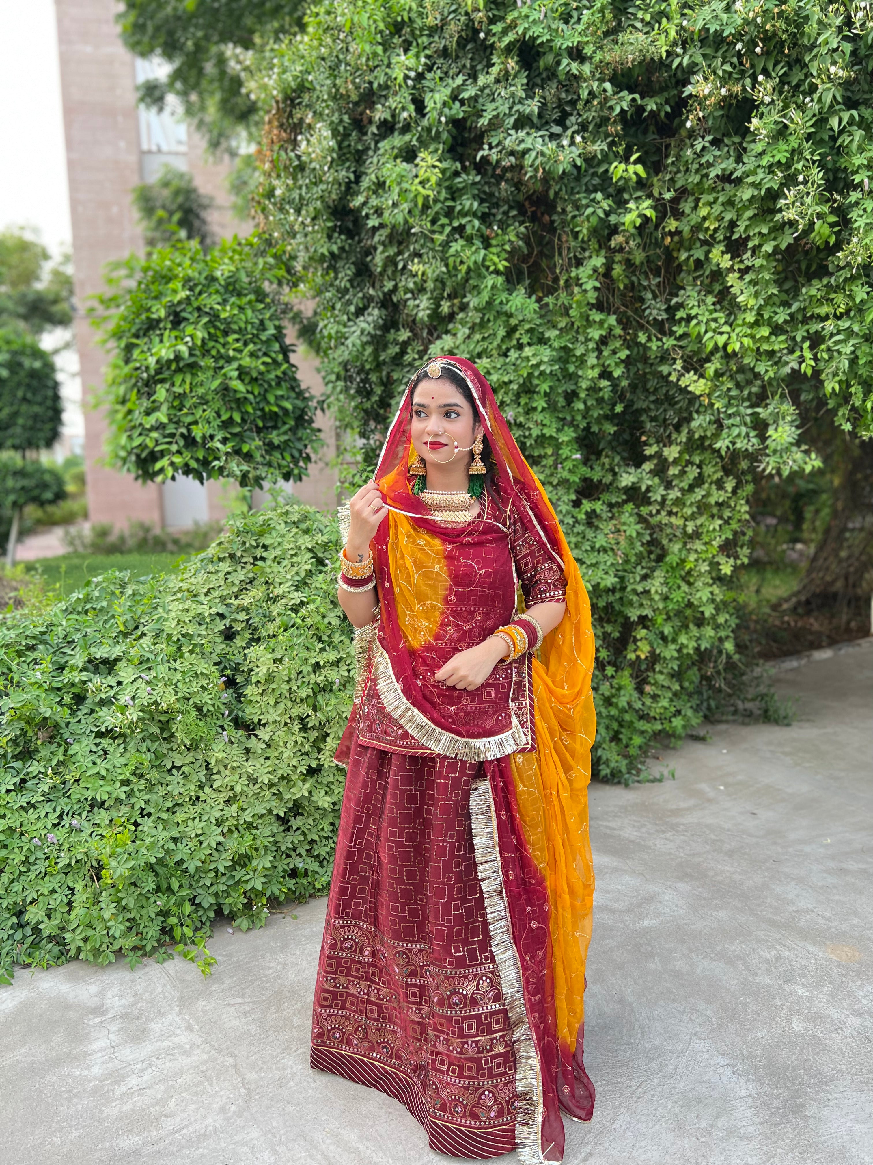 Maroon Majesty: The Tissu Suit Elegance