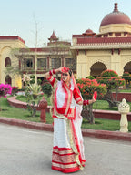 Rang Fagunia : Organza Poshak