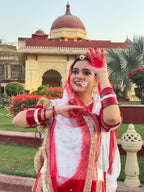 Rang Fagunia : Organza Poshak