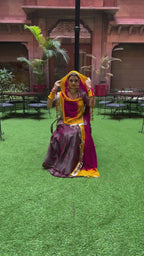 Vino Royale: Crafting an Exquisite Wine-Colored Fabric Poshak