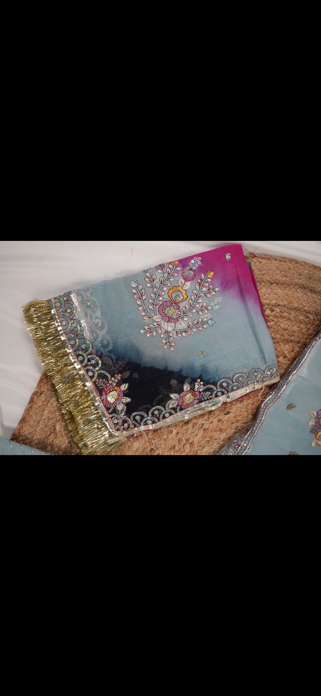 Aabroo – Sky Blue Elegance Poshak