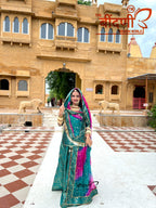 Shahi Gulzaar 🌿✨ - Jaykard Suit With Hamrahi Odhna