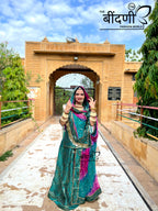 Shahi Gulzaar 🌿✨ - Jaykard Suit With Hamrahi Odhna